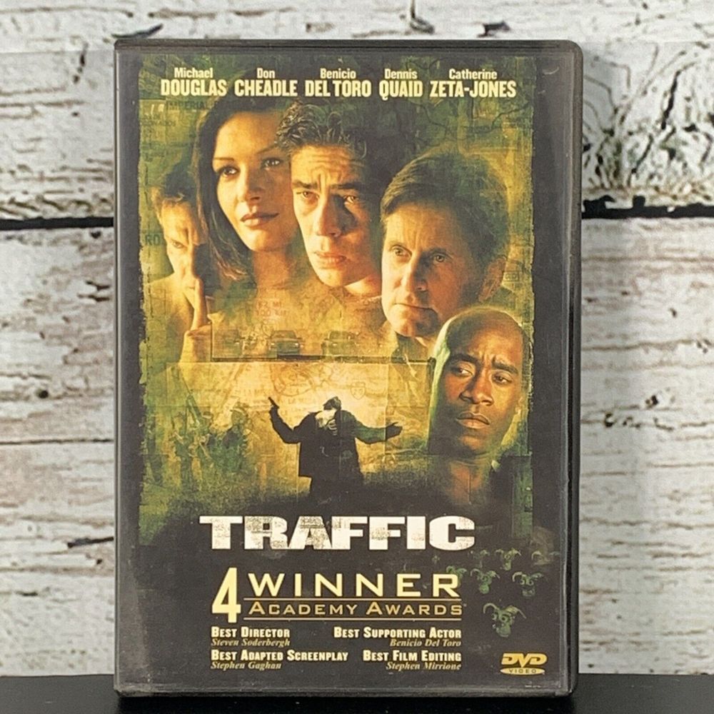 Traffic (DVD, 2001) Michael‎ Douglas, Benicio Del Toro, Catherine Zeta-Jones